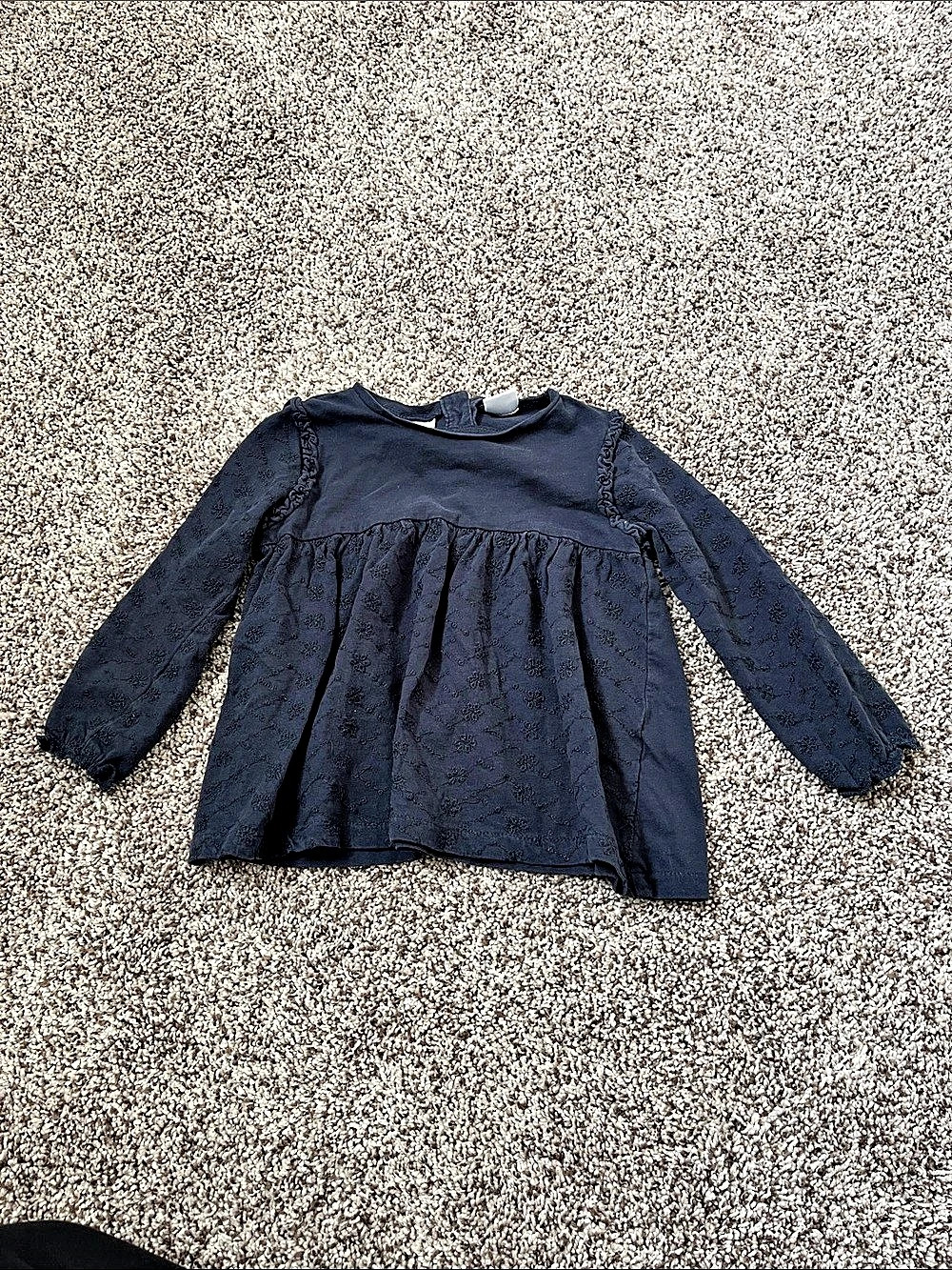 Zara Girls Floral Long Sleeve Blouse Size 2-3Y